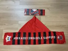 北海道コンサドーレ札幌　フード付きタオル　衣類圧縮パックセット