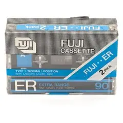 FUJIFILM ER ノーマルポジションカセットテープ 90分 2本セット
