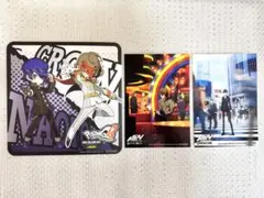 ペルソナQ2 LINEスタンプ 缶バッジ 明智吾郎 クマ ペルソナQ2 クロウ 明智吾郎 クマ 缶バッジ LINEスタンプ