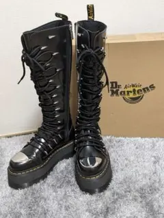 新品✨Dr. Martens ドクターマーチン　AZREYA ニーハイブーツ 新品未使用】Dr.martens AZREYA ブラック - メルカリ