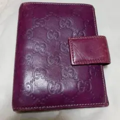 GUCCI 手帳カバー シマレザー グッチ