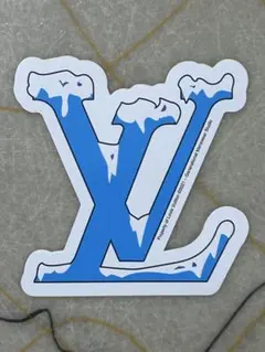 希少 ルイヴィトン ヴァージルアブロー 顧客限定 非売品 ステッカー 雪 LV