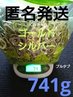 プルタブ　金　銀　741g