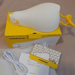 ぽんぽん叩くと光る あひるのライト