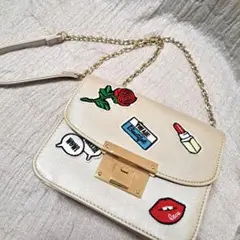 ワッペンミニショルダーバッグ【超美品】