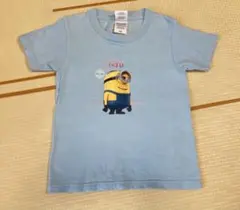 【値下げしました】ミニオン　ミニオンズ　Tシャツ　110cm ライトブルー