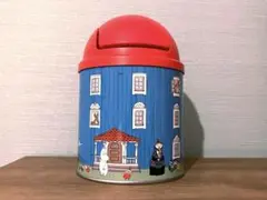 ムーミン　ハウス型缶　ダストボックス