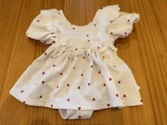 ハート柄フリル水着 100cm