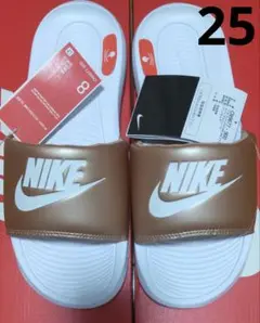 ナイキ ビクトリーワン サンダル 25cm スライド ゴールド NIKE