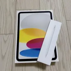 【超美品】iPad (A16)11インチ シルバー + Apple Pencil