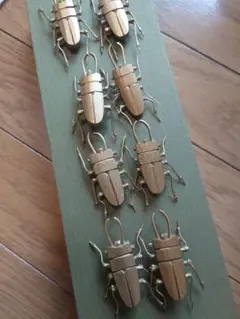 箸置き　モニュメント　クワガタ　金