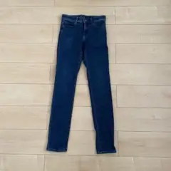 UNIQLO スキニーデニム 22 (56cm) ダークブルー