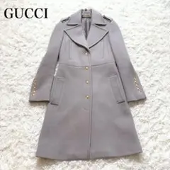 GUCCI ナポレオン　コート　高級ウール Gucci/グッチ｜ミッドナイト ブルー ウール コート