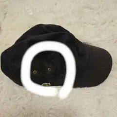 ラコステ ブラック ワークキャップ