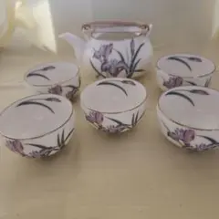 保谷陶器　和の器　杜若茶器セット