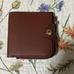 legatolargo二つ折り財布 ファスナー付き