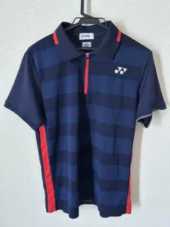 YONEX YONEX VIRTUCOOL ポロシャツ L ネイビー/レッド