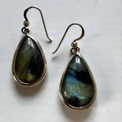 天然石 シルバー ピアス