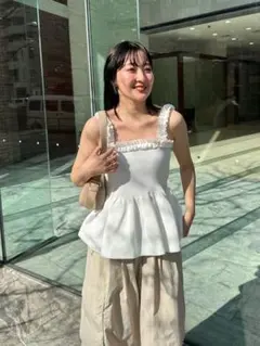 フリルキャミソール