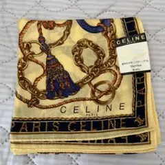 CELINE チェーン柄ハンカチ 58cm x 58cm