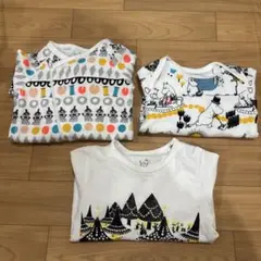MOOMIN ロンパース　三枚セット