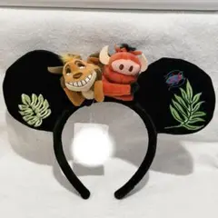 香港ディズニー　ライオンキング　ティモン プンバァ カチューシャ