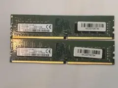 Kingston PC4 2400T 32GB （16gx2個）　デスクトップ用