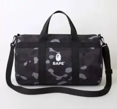 BAPE A BATHING APE／ブラックダッフルバッグ 付録品ノベルティ