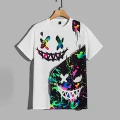 カラフルグラフィックTシャツXLサイズ