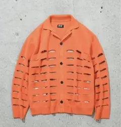 FAF Fence Knit Cardigan "Orange"