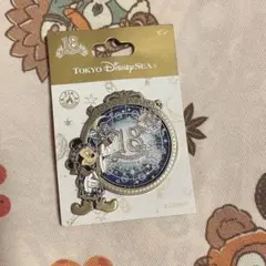 ディズニーシー　18周年　ピンバッジ