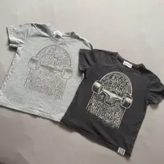 ALMOND BAR 双子　スケートボード Tシャツ 2枚セット