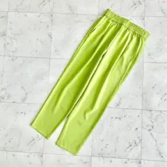 美品　ユナイテッドアローズ　パンツ　レディース　ライムイエロー　グリーン　XS