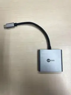 Lecoo HDMIからType-C変換アダプター TYPE-C給電可能