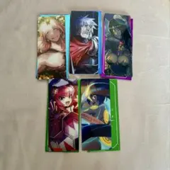 【即購入可】FGO 最終再臨展 編成画面風カード 5枚セット