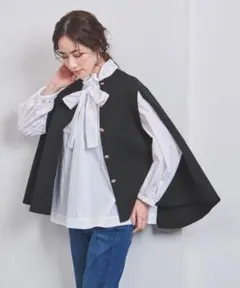 UNITED ARROWSケープ カーディガン¥26,400