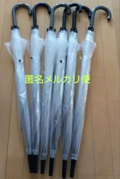 ビニール傘まとめ売り6本65cm
