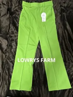 【新品】LOWRYS FARM DRYポンチイージーパンツ　グリーン　L