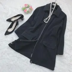★美品★MaxMara WEEKEND LINE ロングコート ウール XL 黒