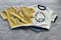 【美品✨】半袖Tシャツ 2点セット　80・90cm 男の子 兄弟コーデ