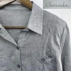 タグ付未使用品 Chumandor チュマンドール ロールアップ シアーシャツ