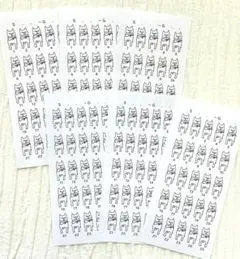 バインダー貯金用　30枚　貯金シート　50マス　いぬ　ぬりえ　かわいい