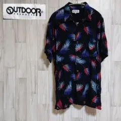 ●OUTDOOR● 半袖カジュアルシャツ アロハ 大きいサイズ