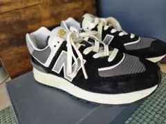 「美品」New Balance 574 ブラック「軽い汚れあり・返品不可