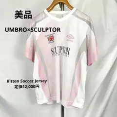 美品 UMBRO×SCULPTOR コラボ シャツ F ピンク Y2K 韓国