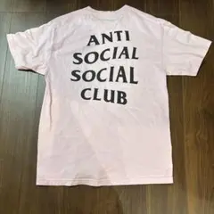 中古　ANTI SOCIAL SOCIAL CLUB ピンク Tシャツ L