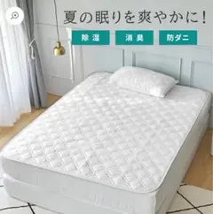 快眠タイムズ 除湿・消臭敷きパッド　セミダブル