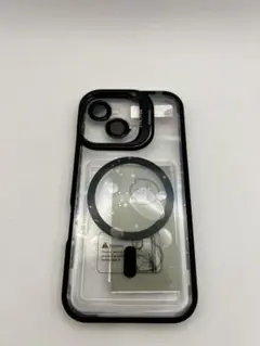 BRACKET iPhone16 ケース 透明 2レンズカバー付き
