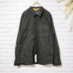 【美品】Nylaus ナイラス長袖シャツ トップス ブラック Lサイズ