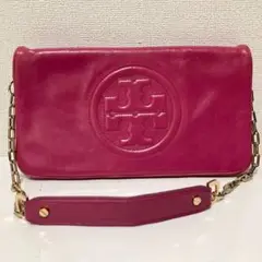美品☆【TORY BURCH】ワンショルダーバッグ★ レザー チェーンショルダー